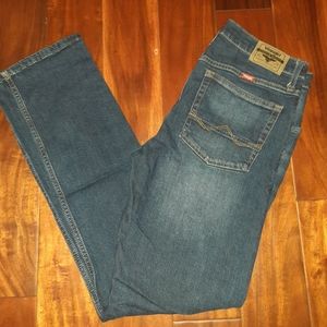 Mens Wrangler Slim Fit Straight Leg Jeans